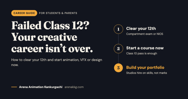Failed Class 12? Your Options in Animation, VFX & Design